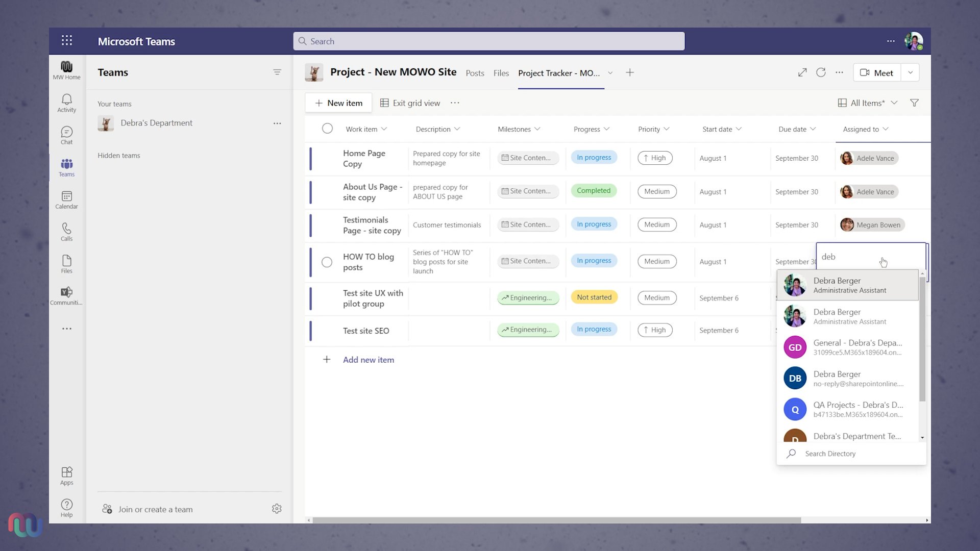 Create A Channel For Projects With Microsoft Lists